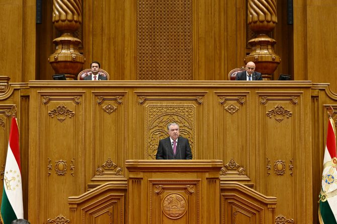 Delivery of the Address by the President of the Republic of Tajikistan, H.E. Emomali Rahmon “On Major Dimensions of Tajikistan’s Domestic and Foreign Policy”